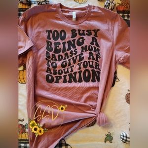 New Bella and Canvas Mauve Tshirt